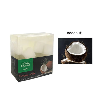 Thailand Natural Fruit Soap Moisturizing Rose Bamboo Charcoal Hydrating Exfoliating Hand Washing Cleansing Soap Bath Soap